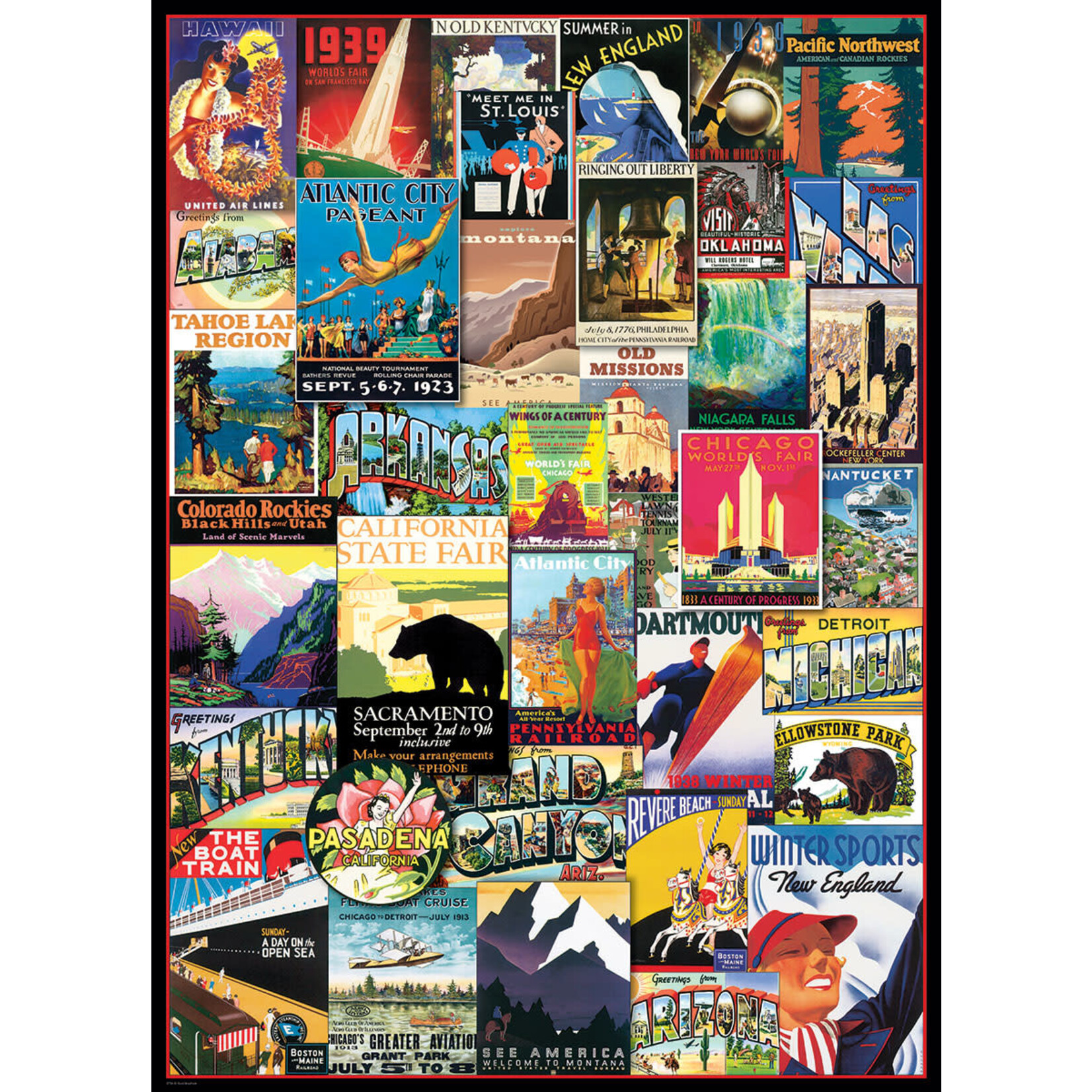 Eurographics Travel USA - Vintage Posters