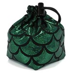 Green Mermaid Dice Bag