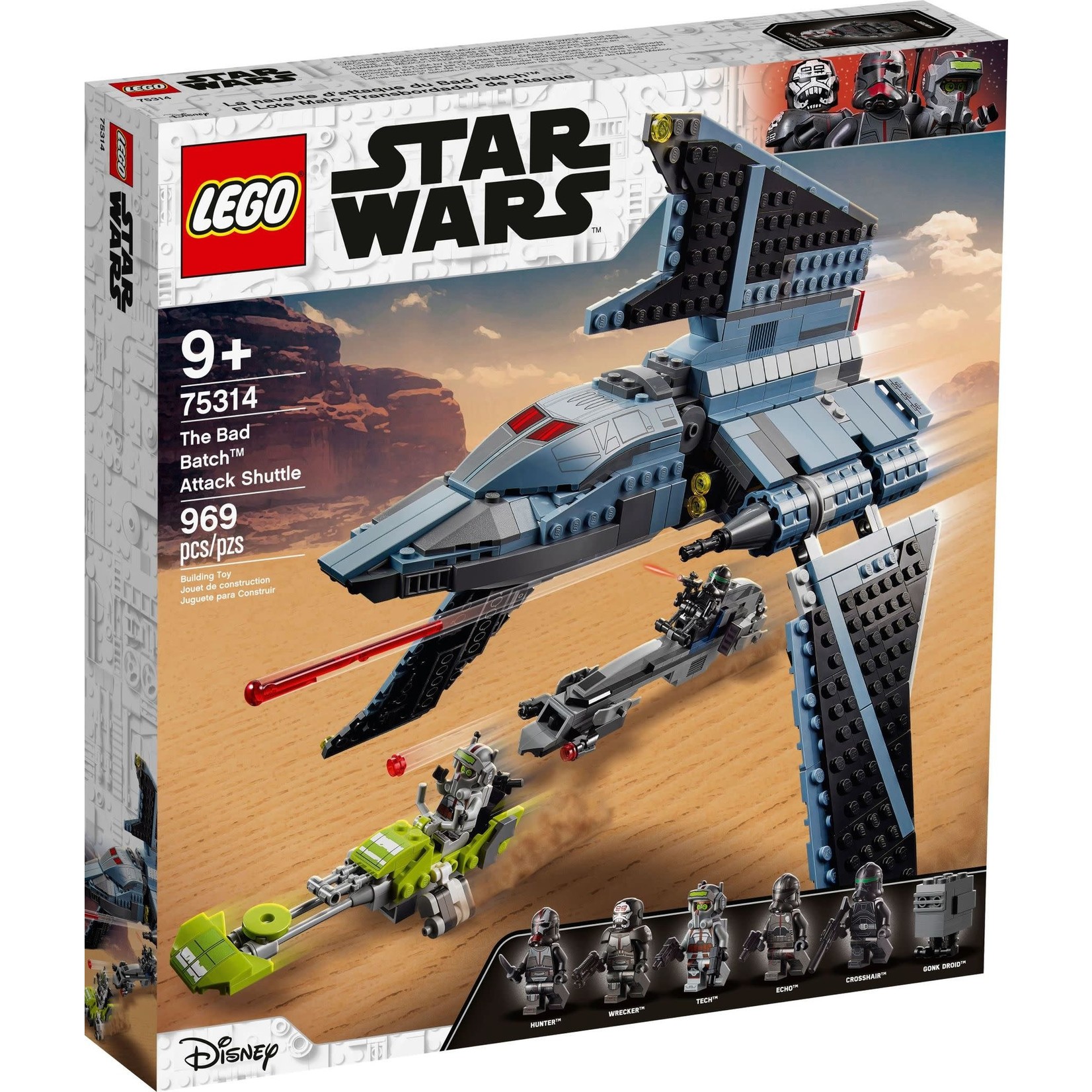 LEGO 75314 LEGO® Star Wars™ The Bad Batch™ Attack Shuttle