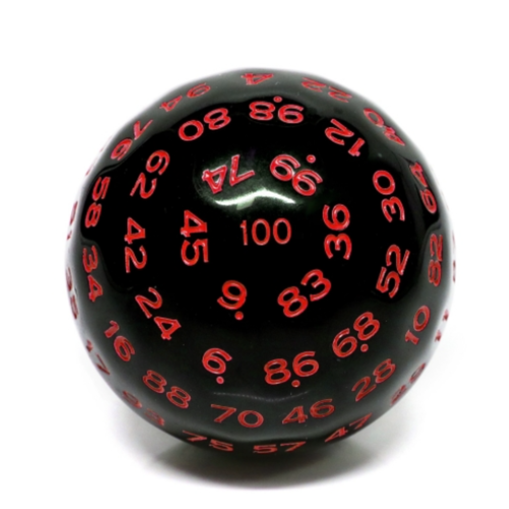 Goblin Dice Black with Red Ink D100