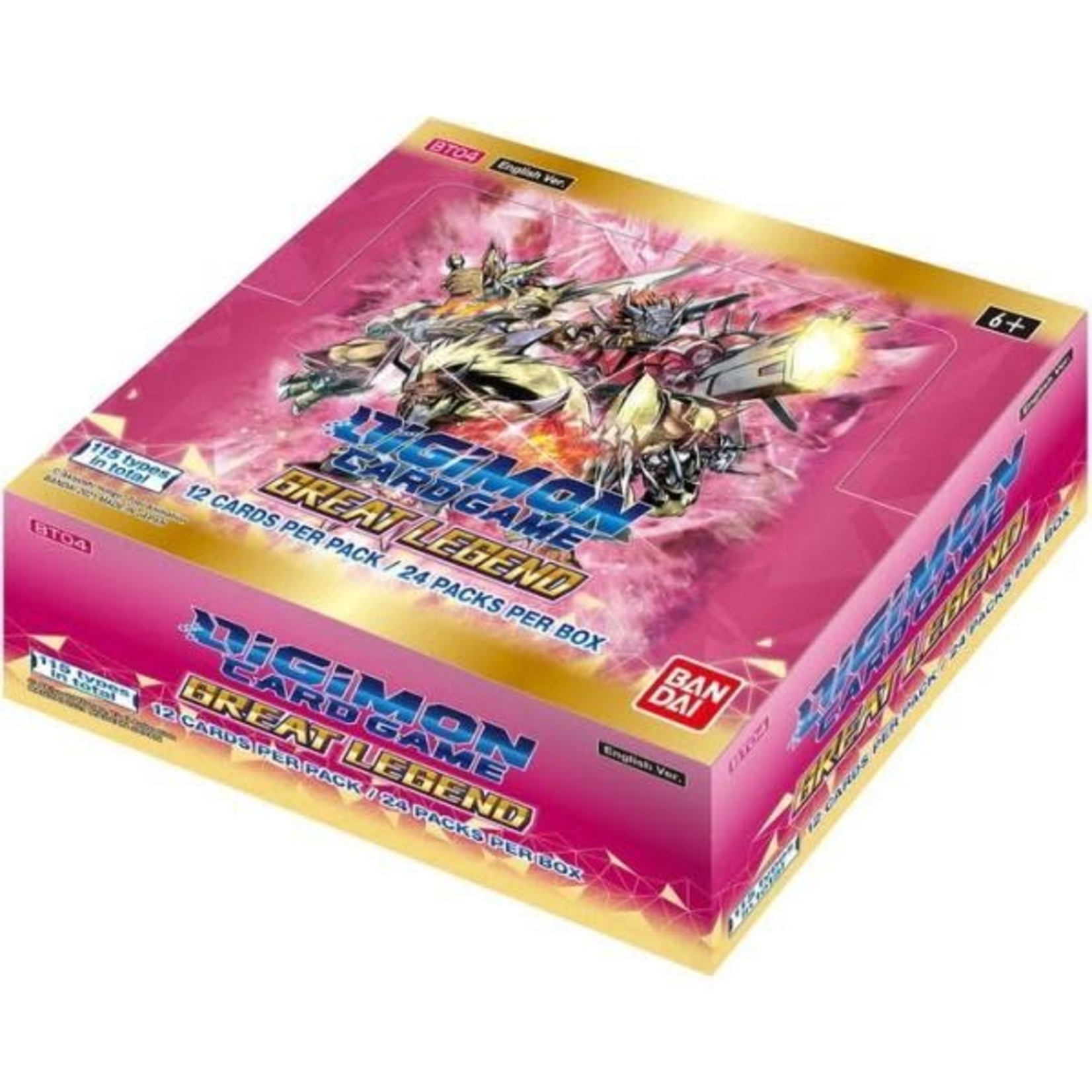 Digimon Great Legend Booster Box [BT04] (Limit 1)