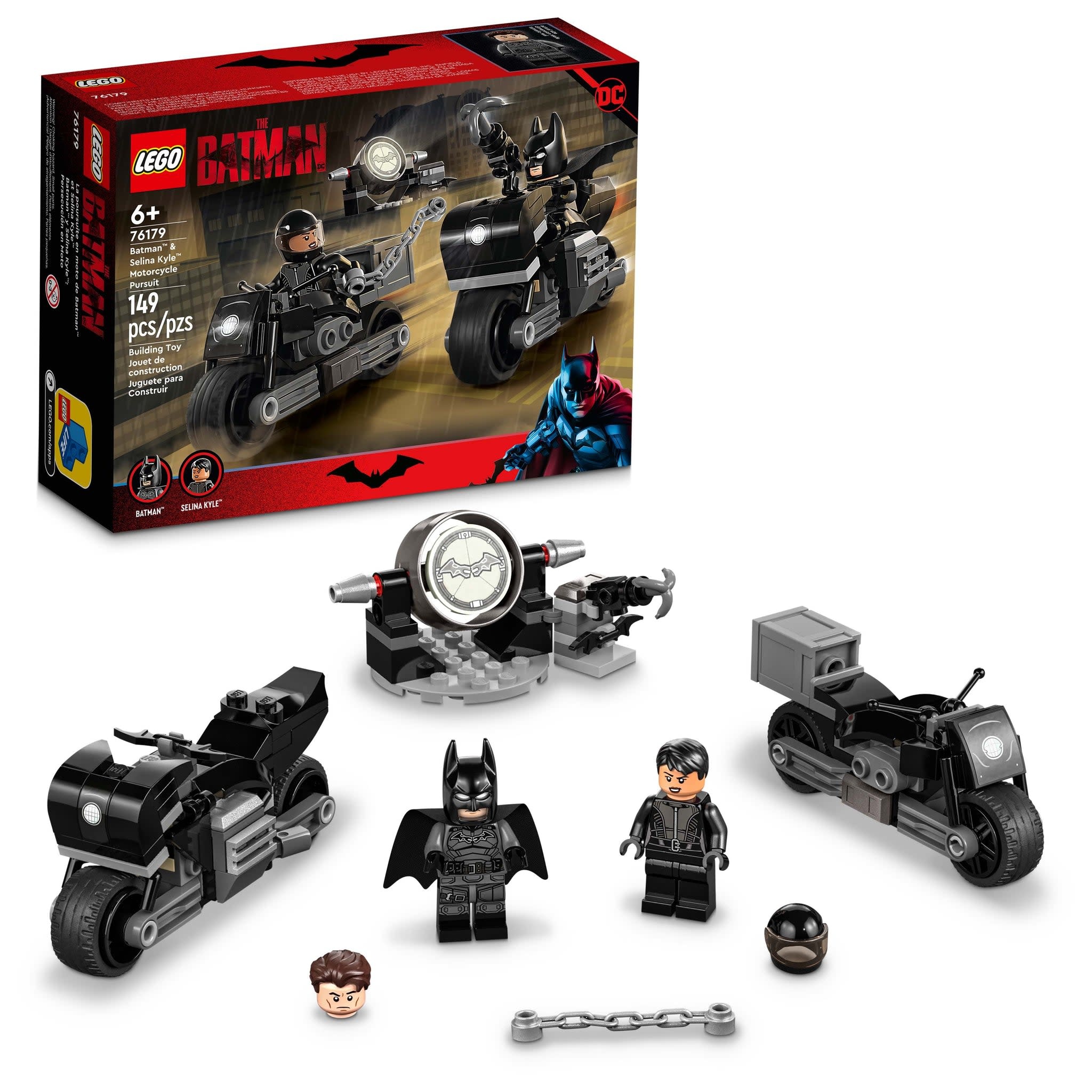 76179 LEGO® DC Batman Batman & Selina Kyle™ Motorcycle Pursuit - Goblin  Games