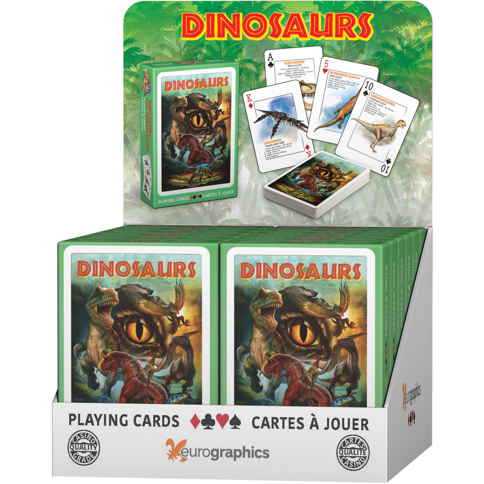 Eurographics Dinosaurs Playing Cards