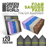 Fine Grit Foam Sanding Pad Assortment (20 Count)