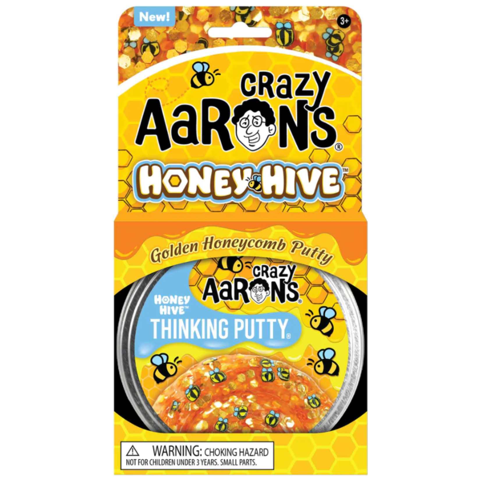 Crazy Aaron's Thinking Putty Honey Hive Thinking Putty