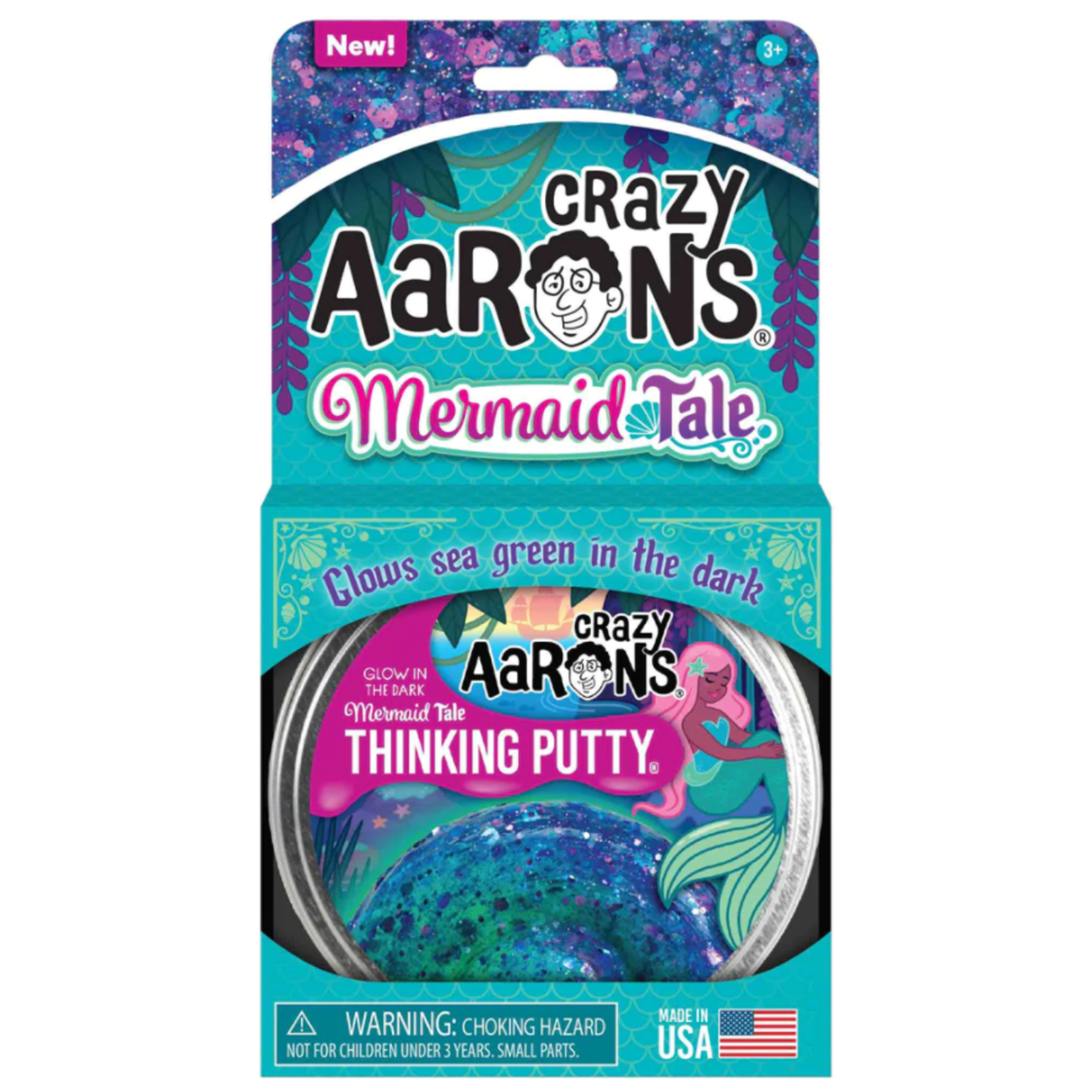 Crazy Aaron's Thinking Putty Mermaid Tale Thinking Putty