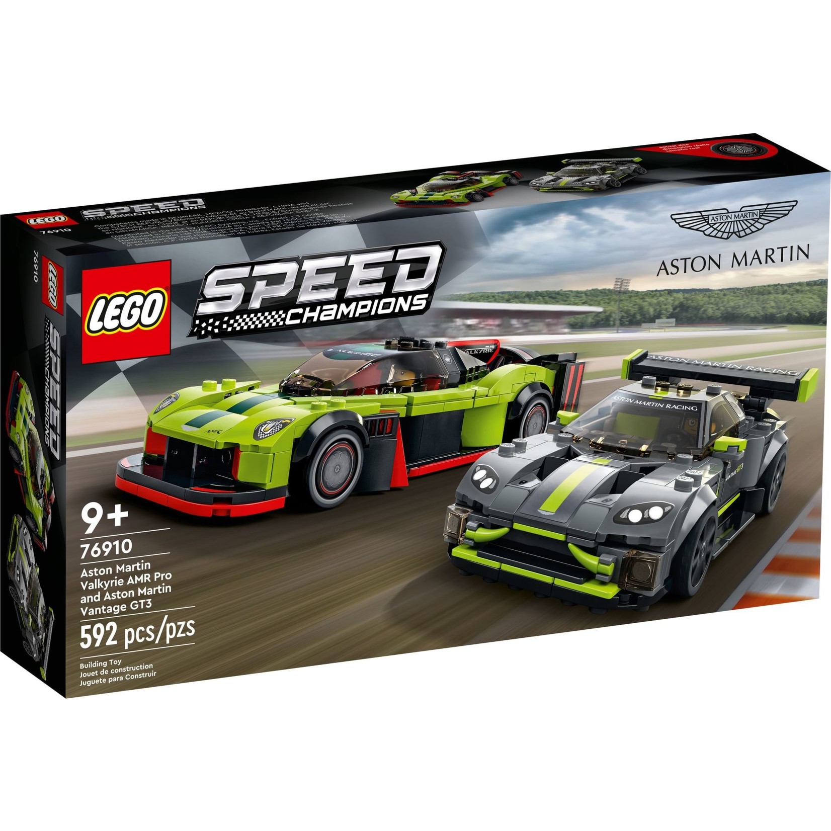 LEGO 76910 LEGO® Speed Champions Aston Martin Valkyrie AMR Pro and Aston Martin Vantage GT3