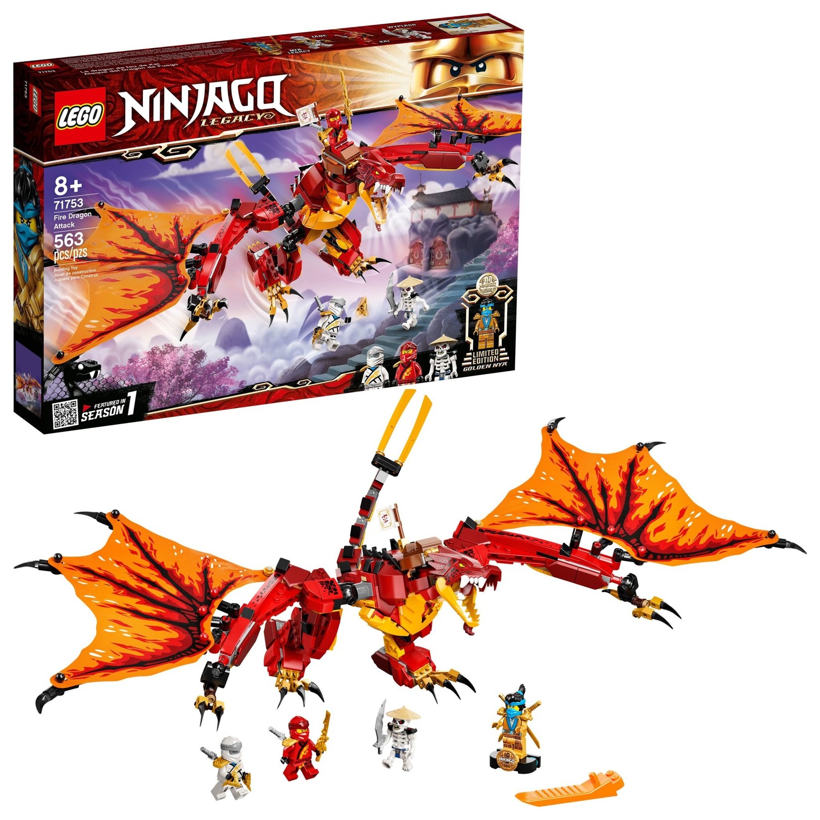 LEGO 71753 LEGO® NINJAGO® Fire Dragon Attack