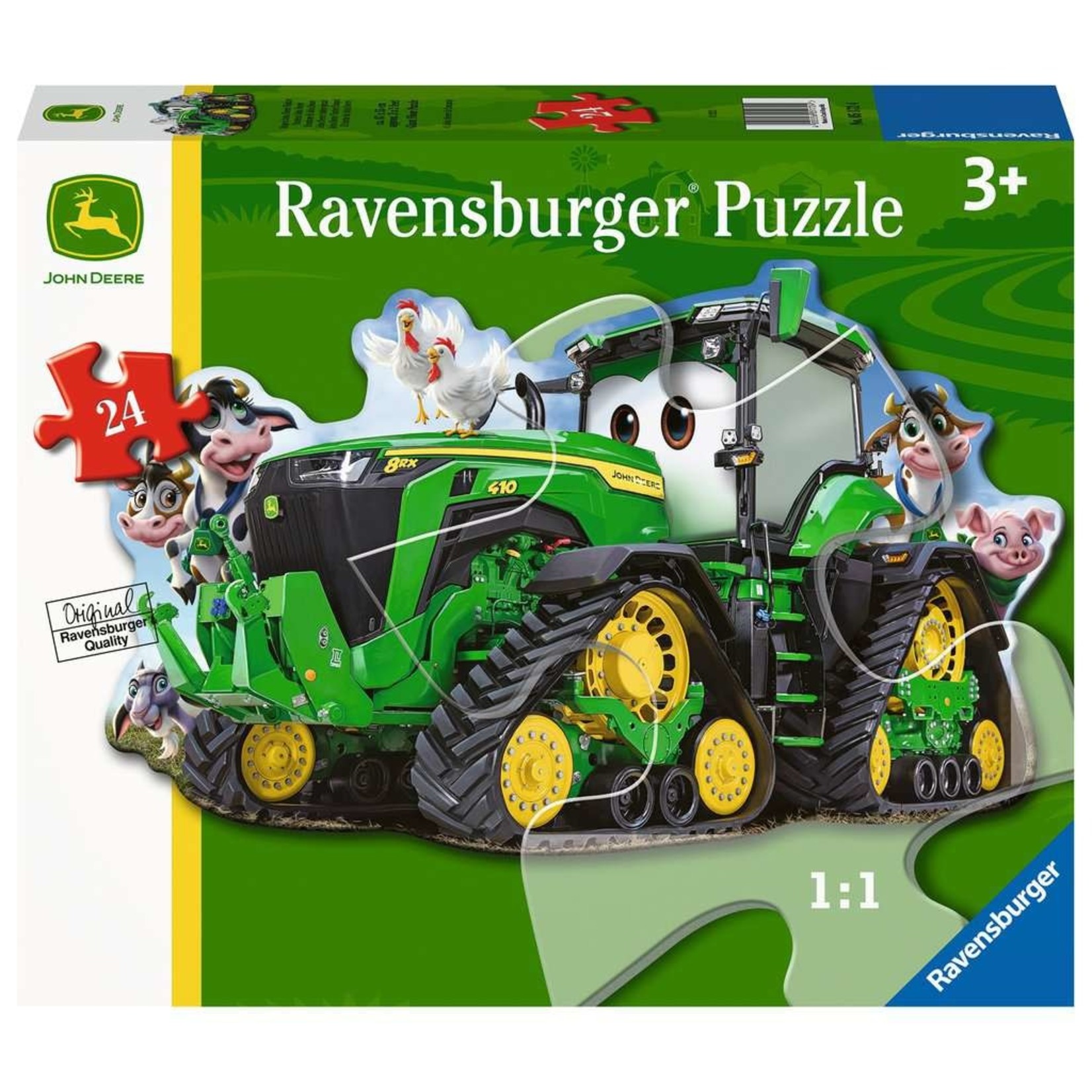 Ravensburger John Deere Tractor 24 pc Shaped Floor Puzzle