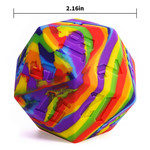 Goblin Dice Rainbow Bouncy Silicone 55mm Mega D20