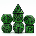 Goblin Dice Architecture Green Dice Set
