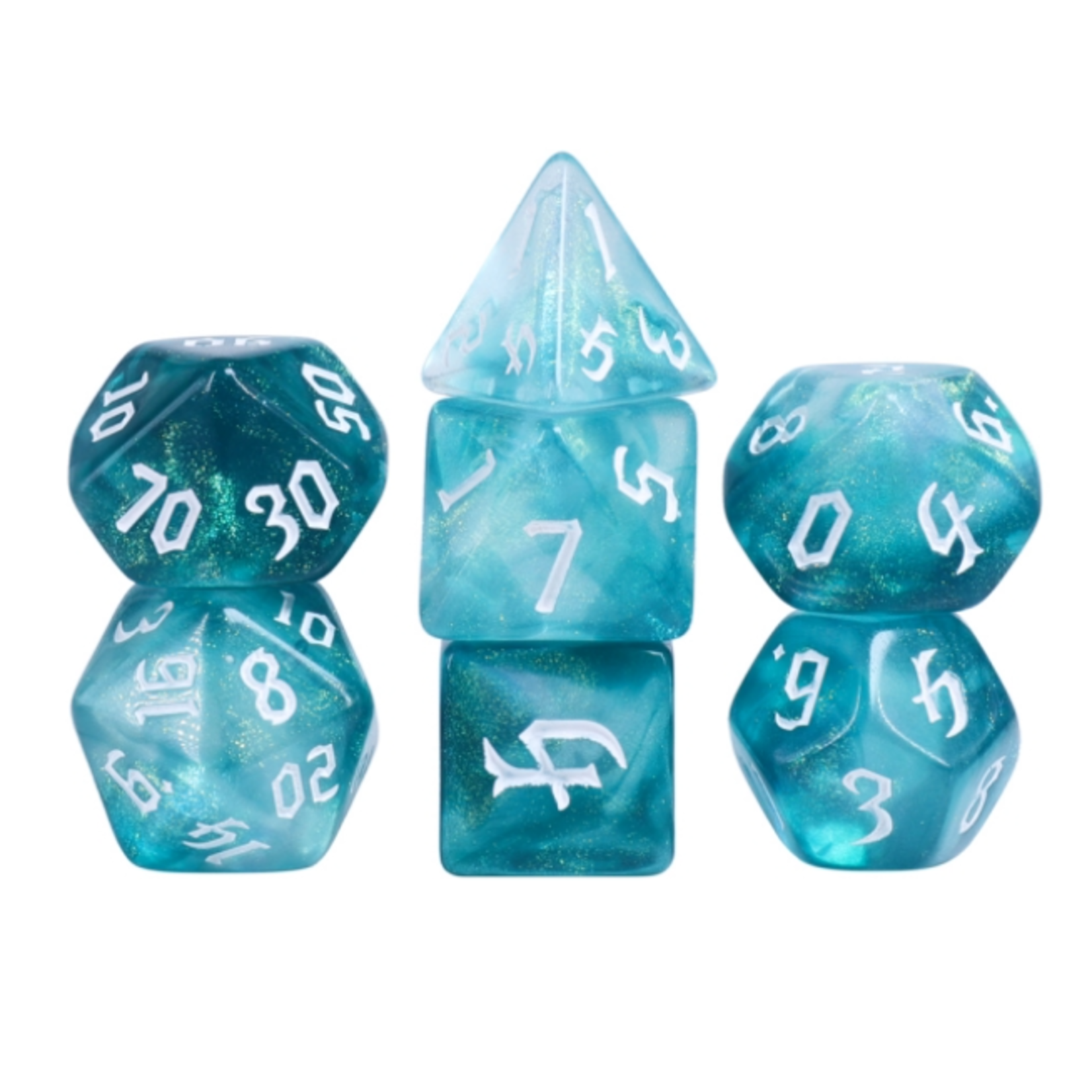 Goblin Dice Glacial Tempest Dice Set