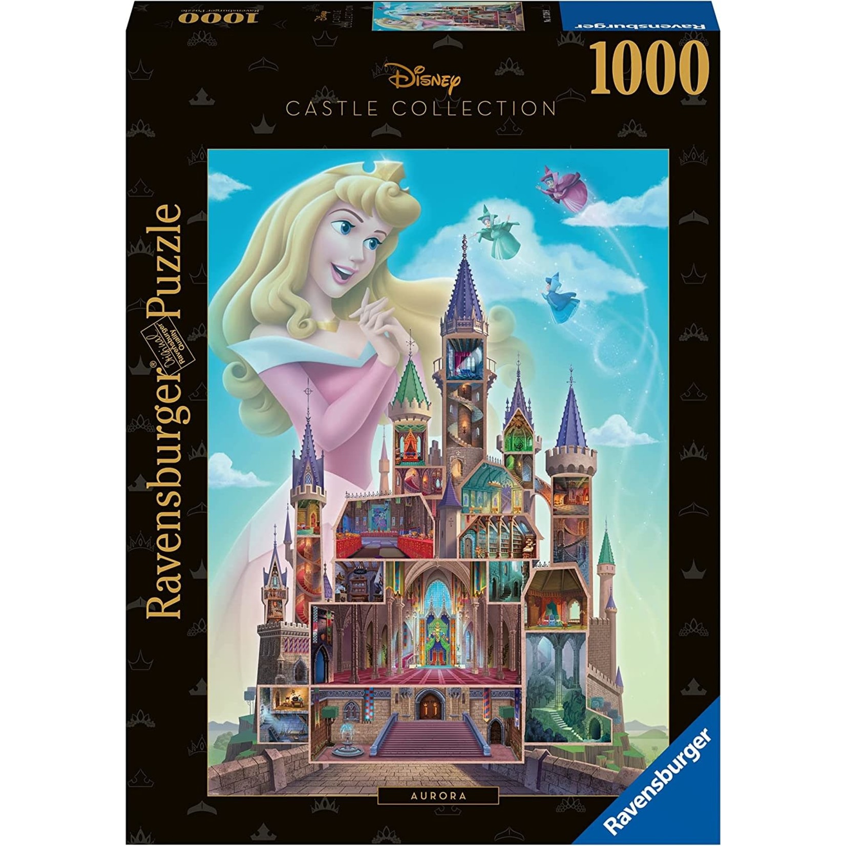 sleeping beauty castle animated