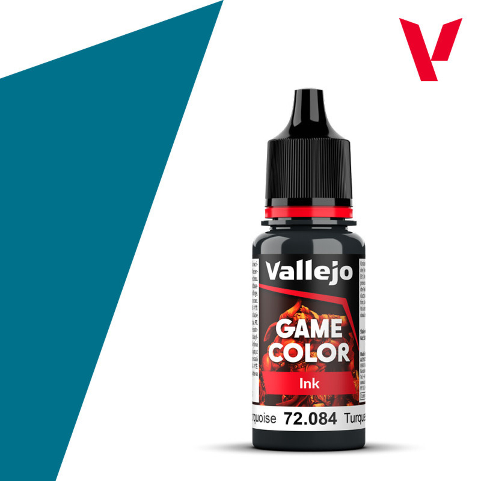 Vallejo Game Color Ink Dark Turquoise
