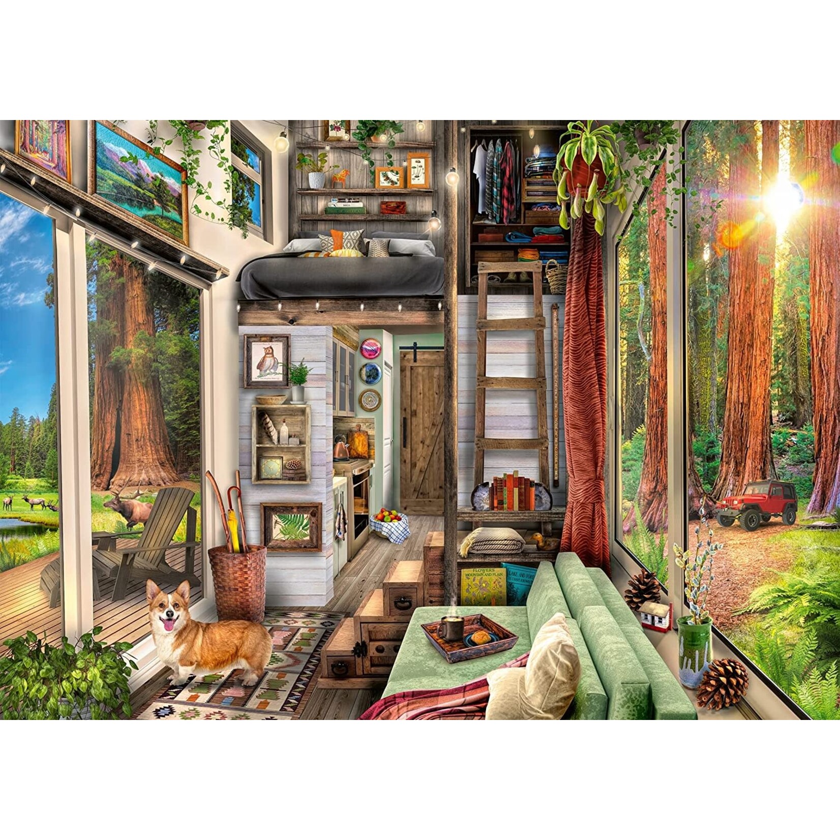 Ravensburger Redwood Forest Tiny House