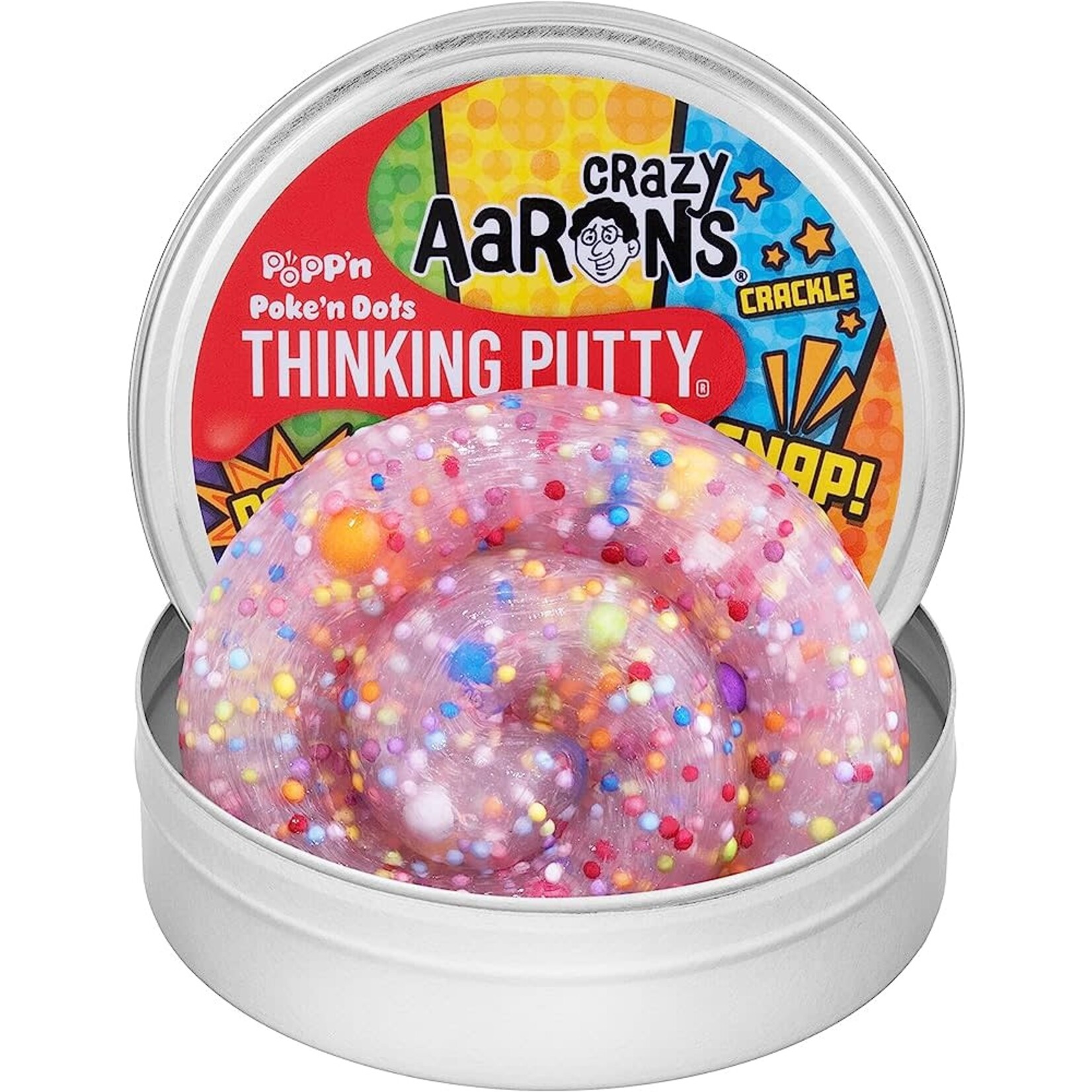 Crazy Aaron's Thinking Putty Poke 'n Dots Popp'n Thinking Putty