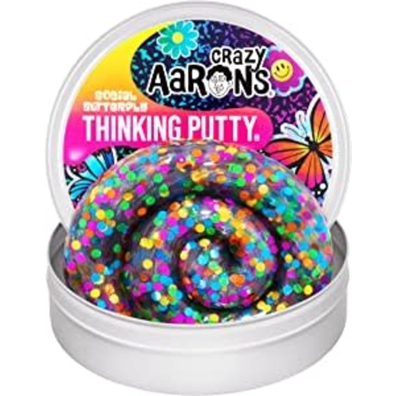 Crazy Aaron's Thinking Putty Social Butterfly Thinking Putty