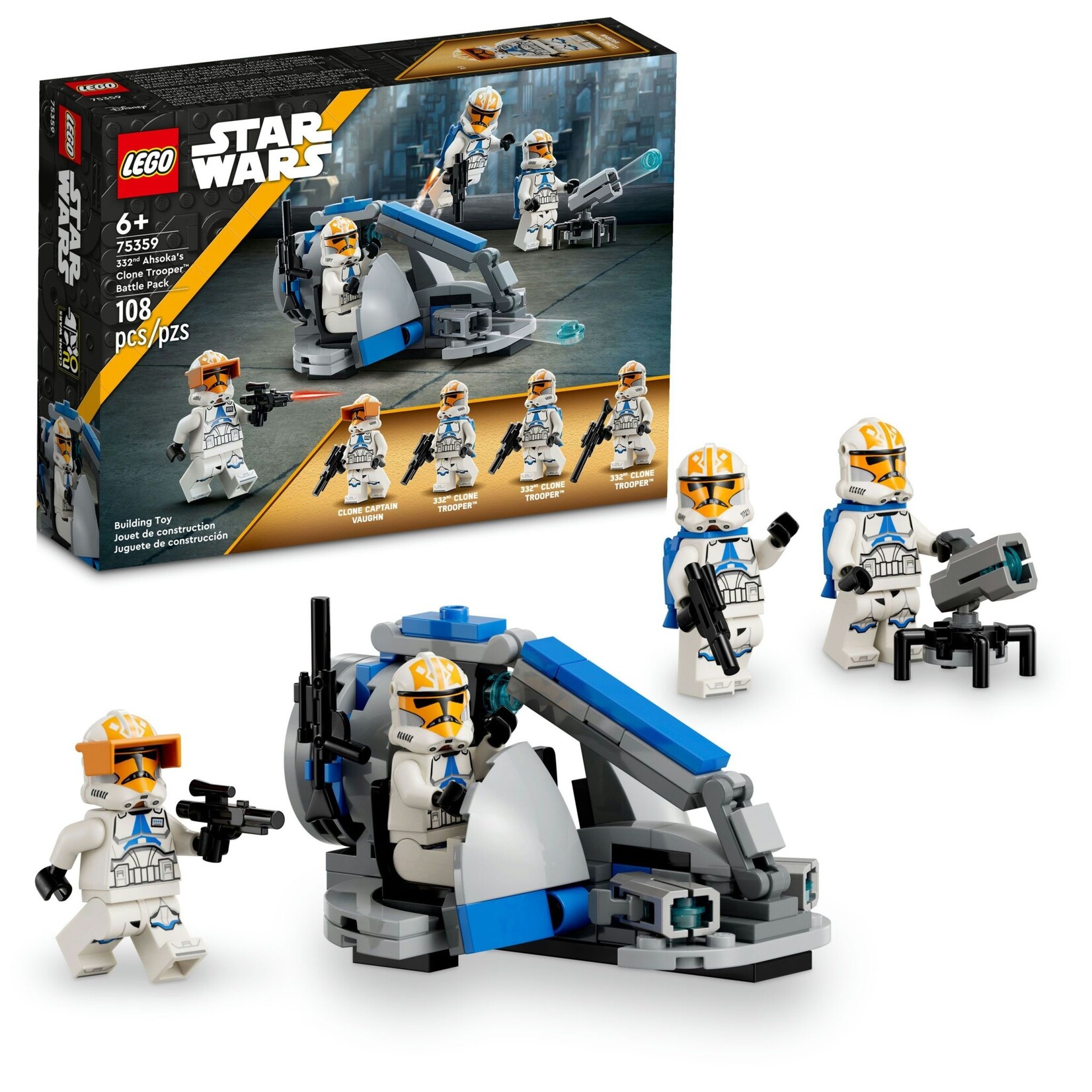 LEGO 75359  LEGO® Star Wars™ Ahsoka's Clone Trooper™ Battle Pack