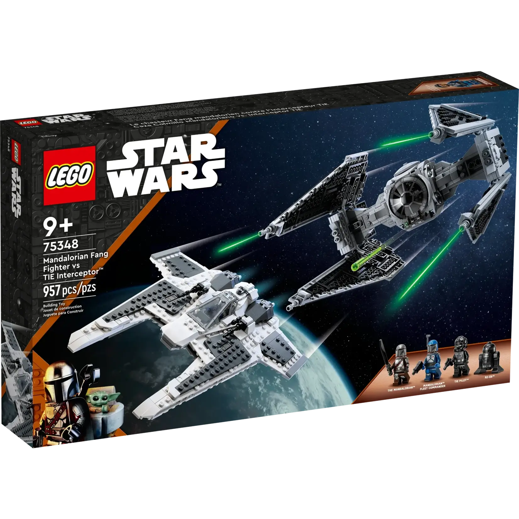 LEGO 75348 LEGO® Star Wars™ Mandalorian Fang Fighter vs TIE Interceptor™