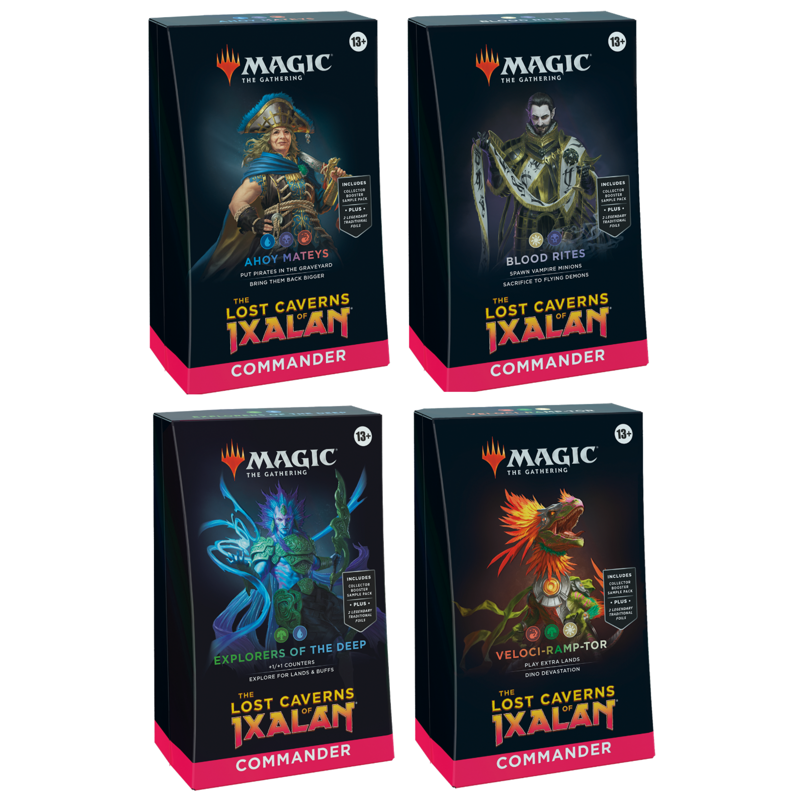 Lost Caverns of Ixalan Commander Deck Bundle (4ct)