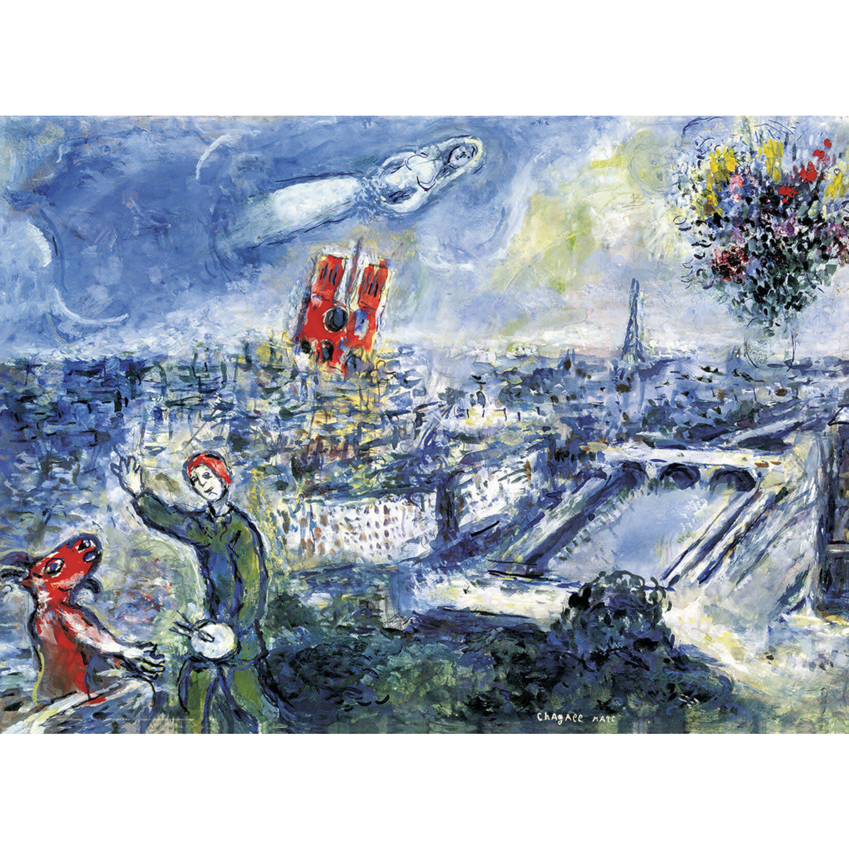 Eurographics Le Bouquet de Paris - Chagall