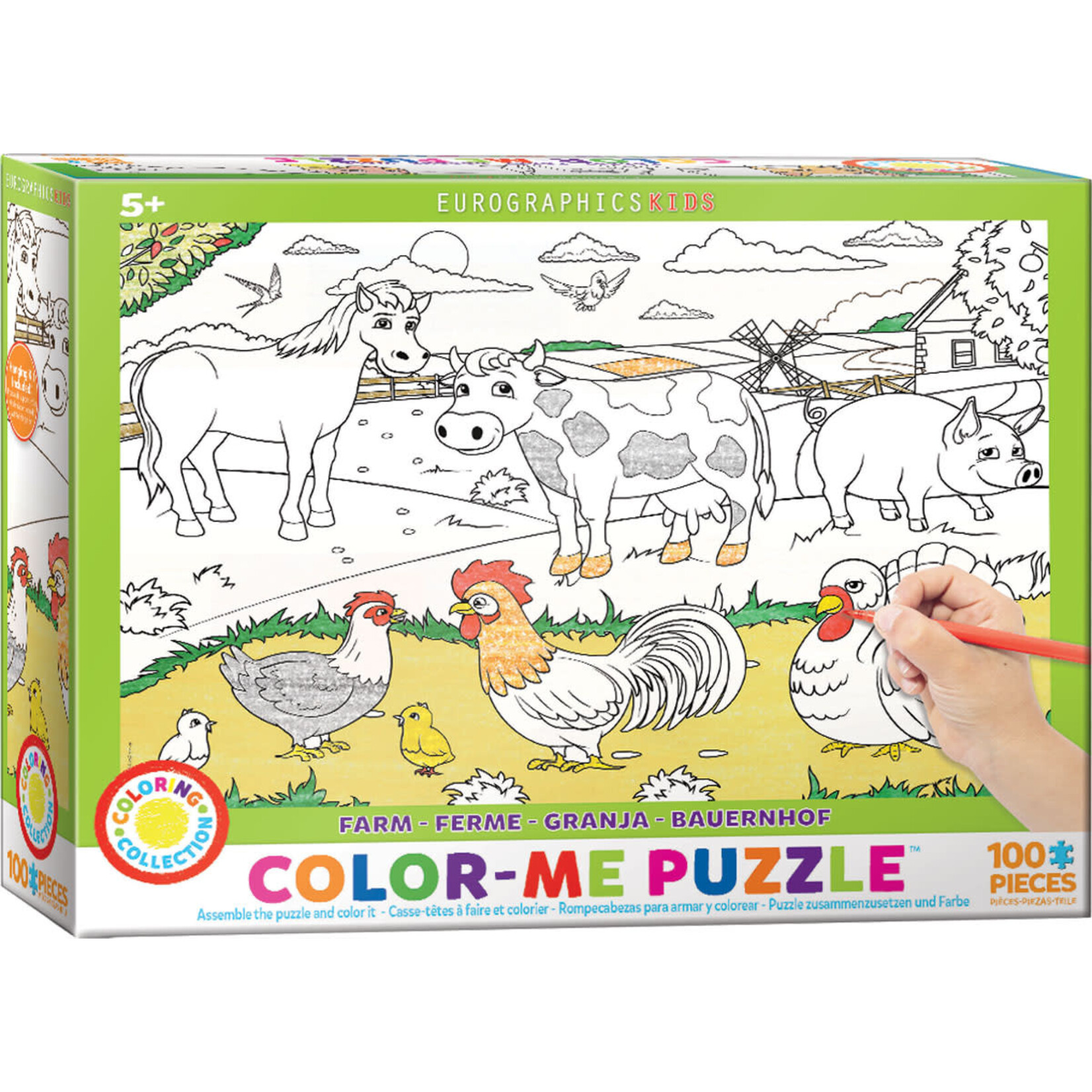 Eurographics Color-Me Farm Puzzle