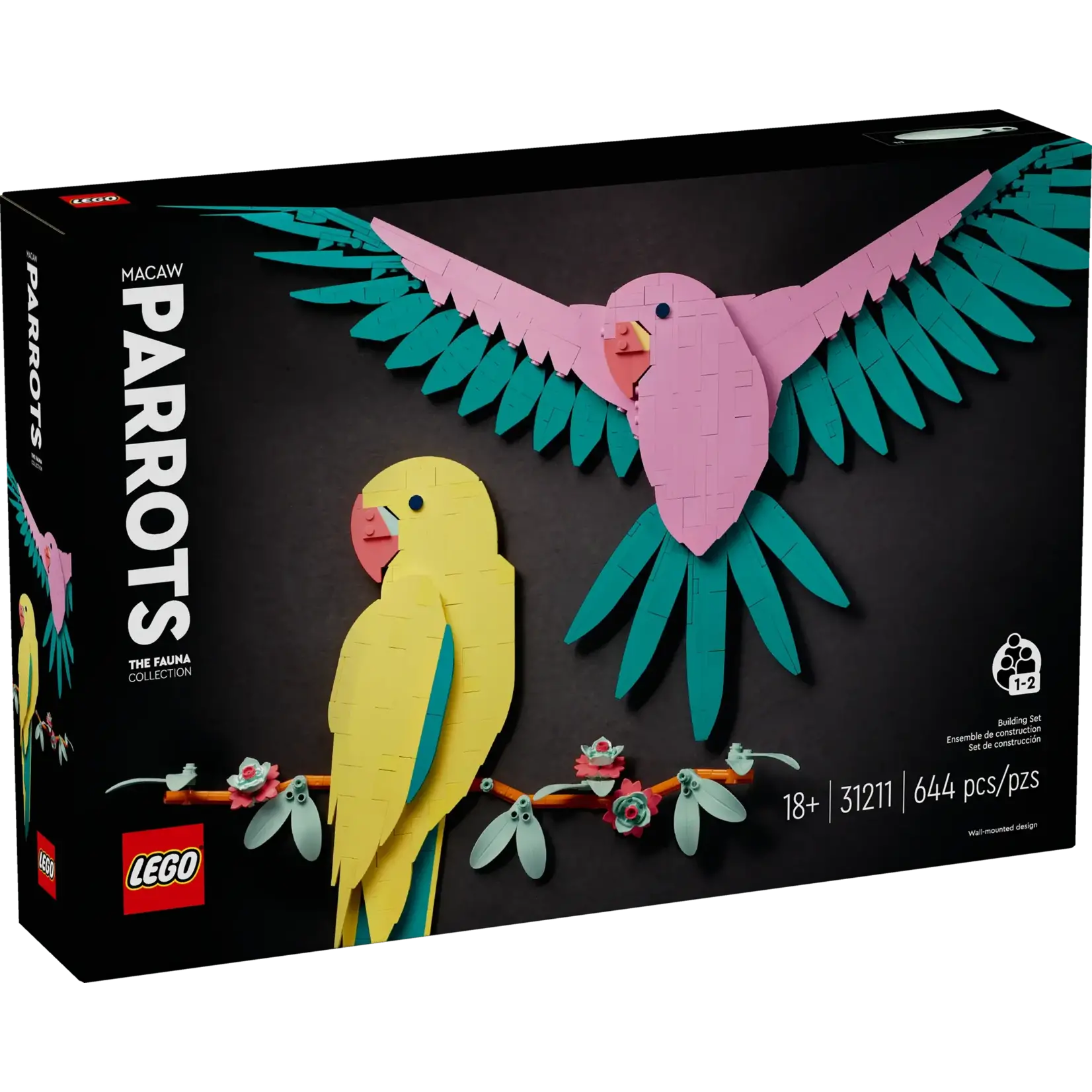 LEGO 31211 LEGO® Art The Fauna Collection Macaw Parrots