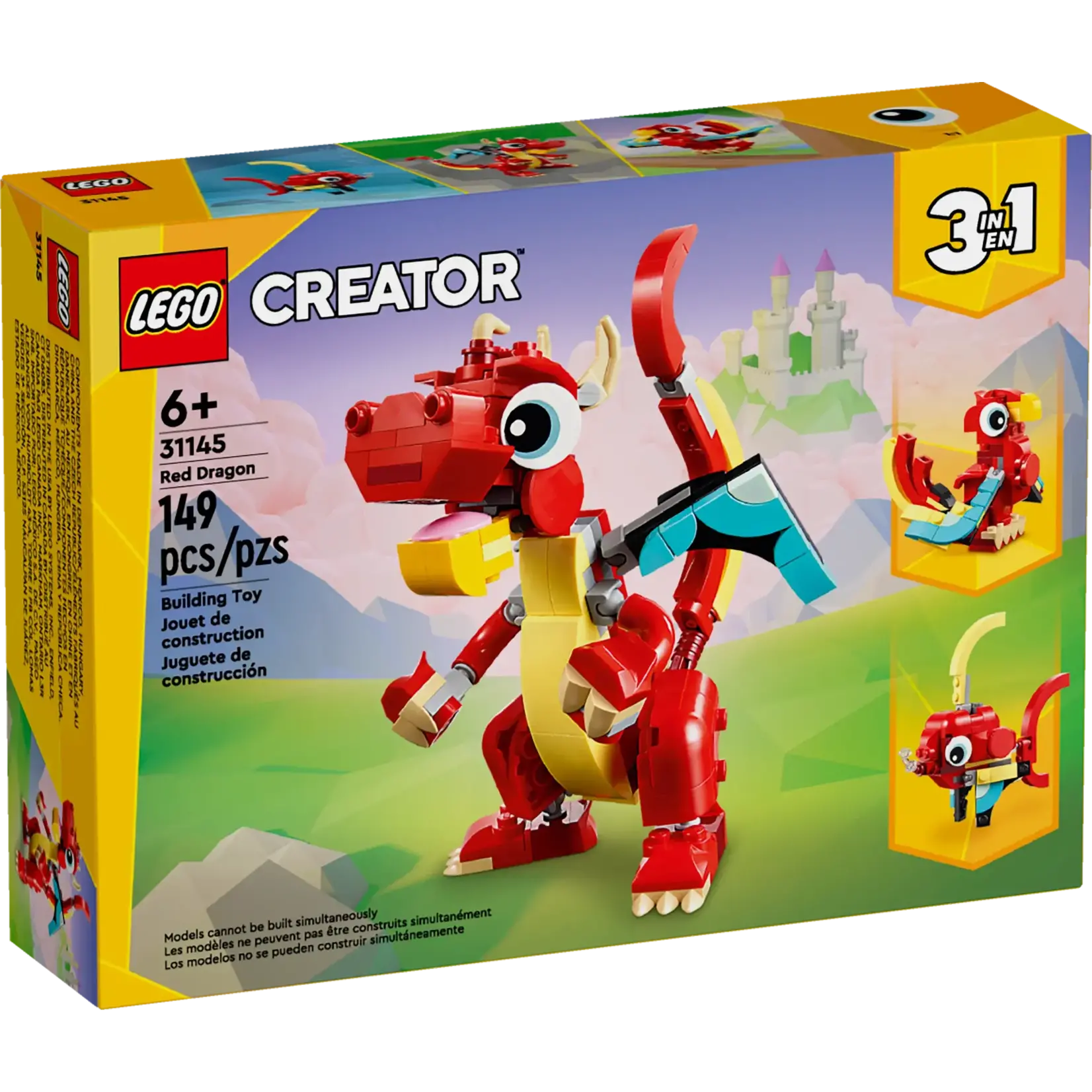 LEGO 31145 LEGO® Creator 3in1 Red Dragon