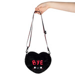 Squishable Fuzzy Candy Heart BYE Crossbody Bag Squishable