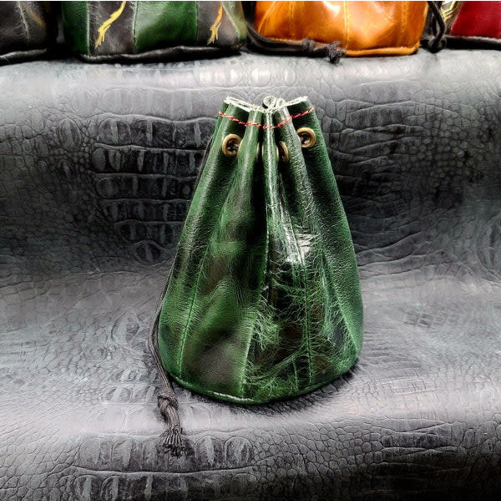 Grimbeard Round Dice Bag (Assorted)