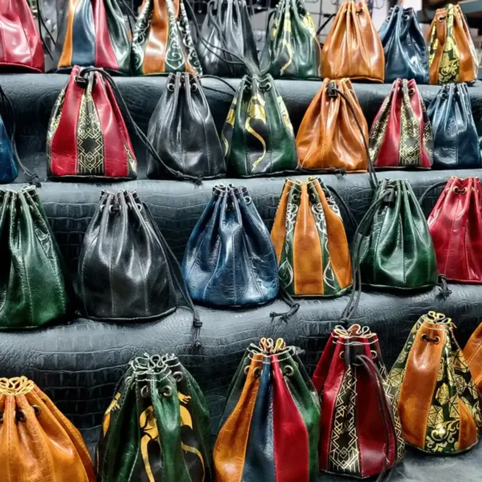 Grimbeard Round Dice Bag (Assorted)