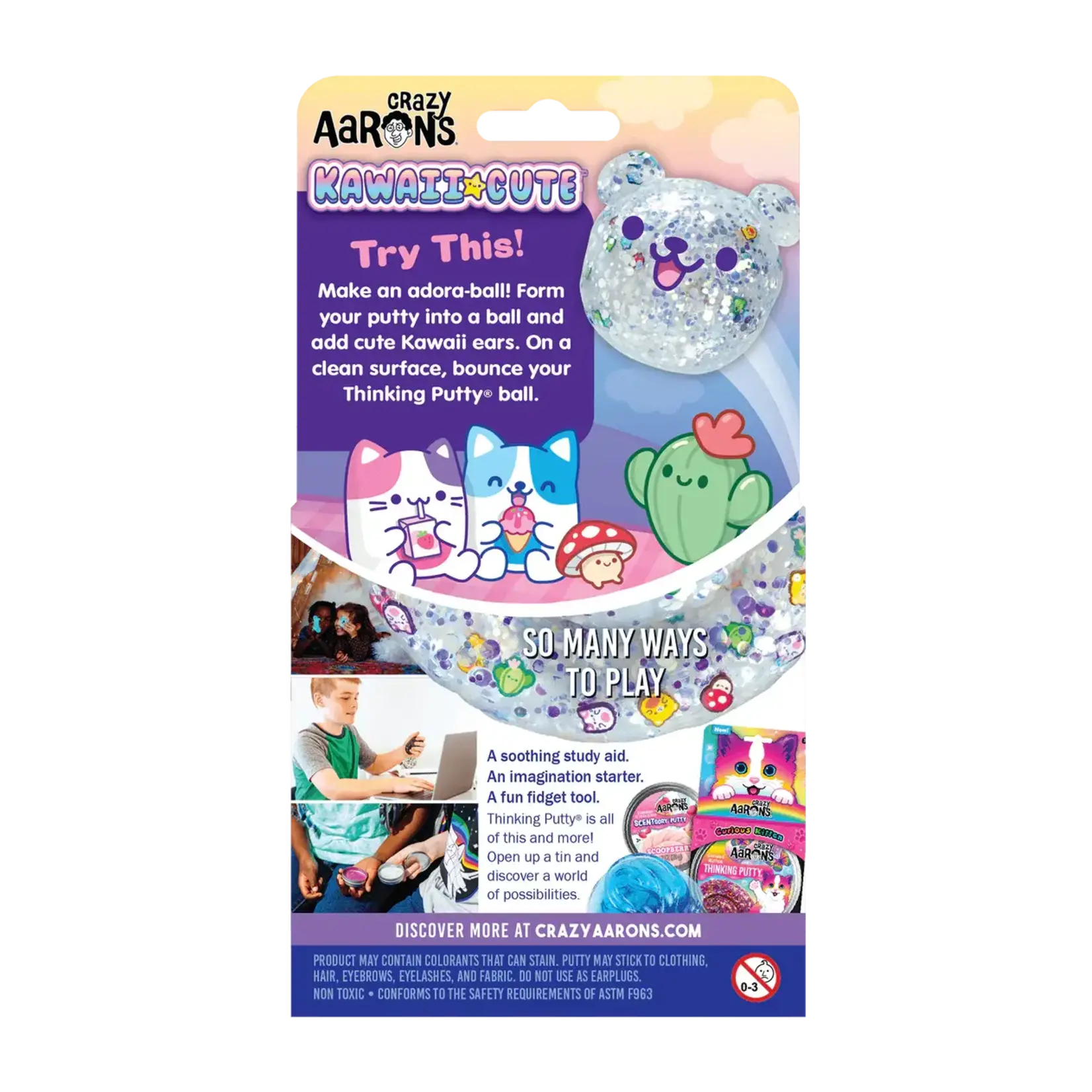 Crazy Aaron's Thinking Putty Kawaii Cute Thinking Putty