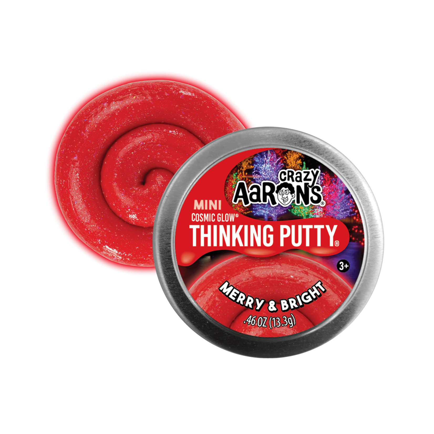 Crazy Aaron's Thinking Putty Mini Merry & Bright Thinking Putty