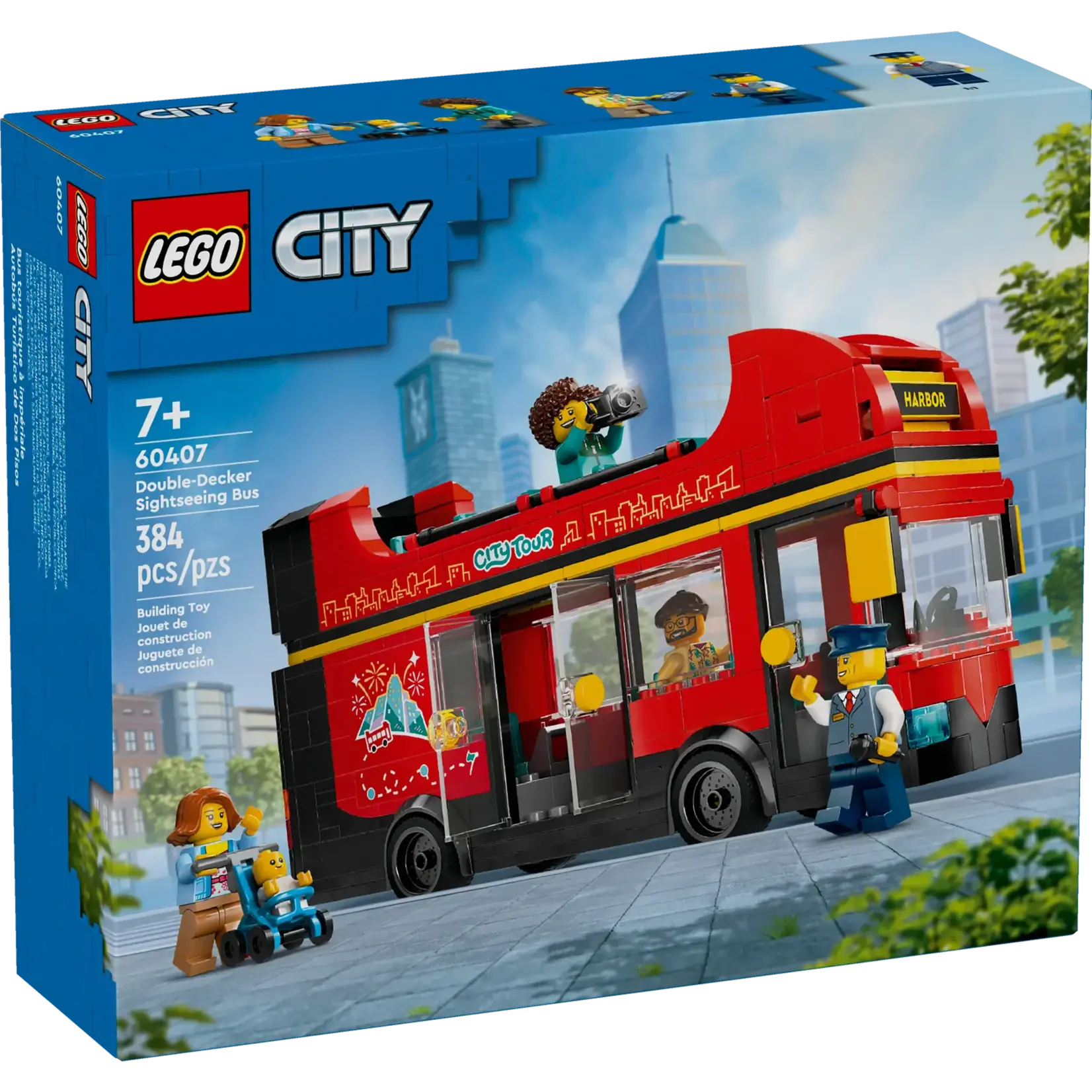 LEGO 60407 LEGO® City Red Double-Decker Sightseeing Bus