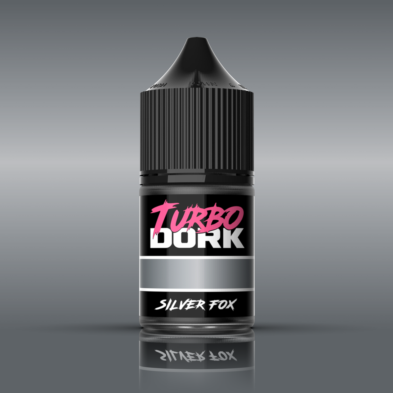 Turbo Dork Silver Fox Metallic Acrylic Paint 22ml