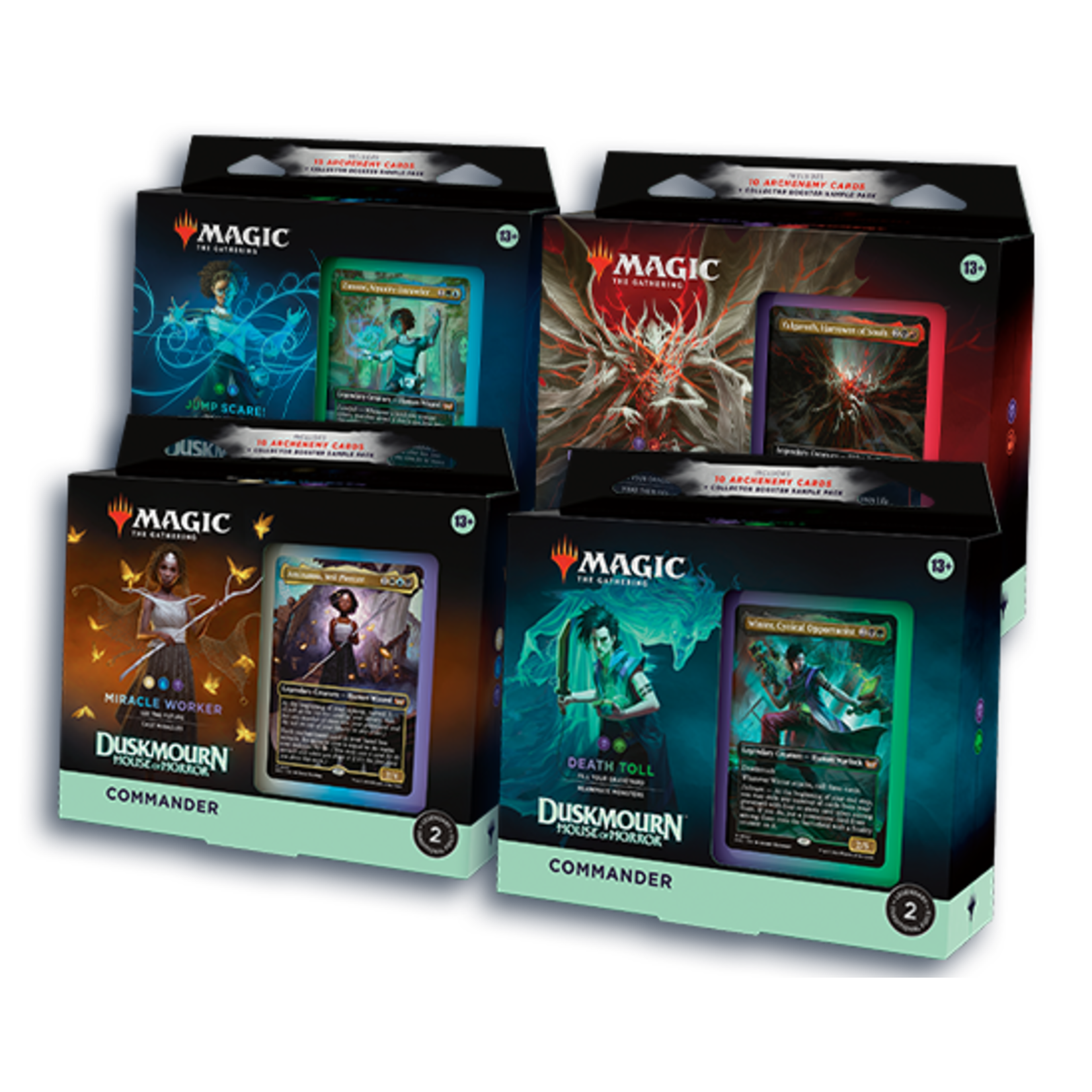 Wizards of the Coast Duskmourn Commander Deck Bundle (4 Decks)