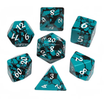 Goblin Dice Turquoise Gemstone Dice Set