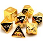 Goblin Dice Electroplated Gold Dice Set