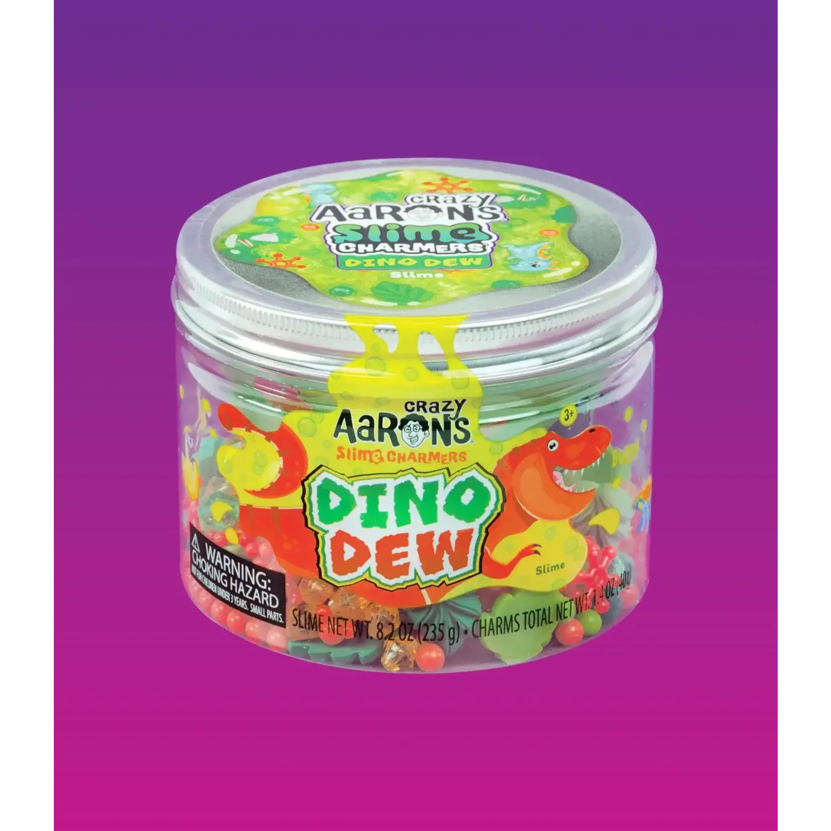 Crazy Aaron's Thinking Putty Dino Dew Slime Charmers