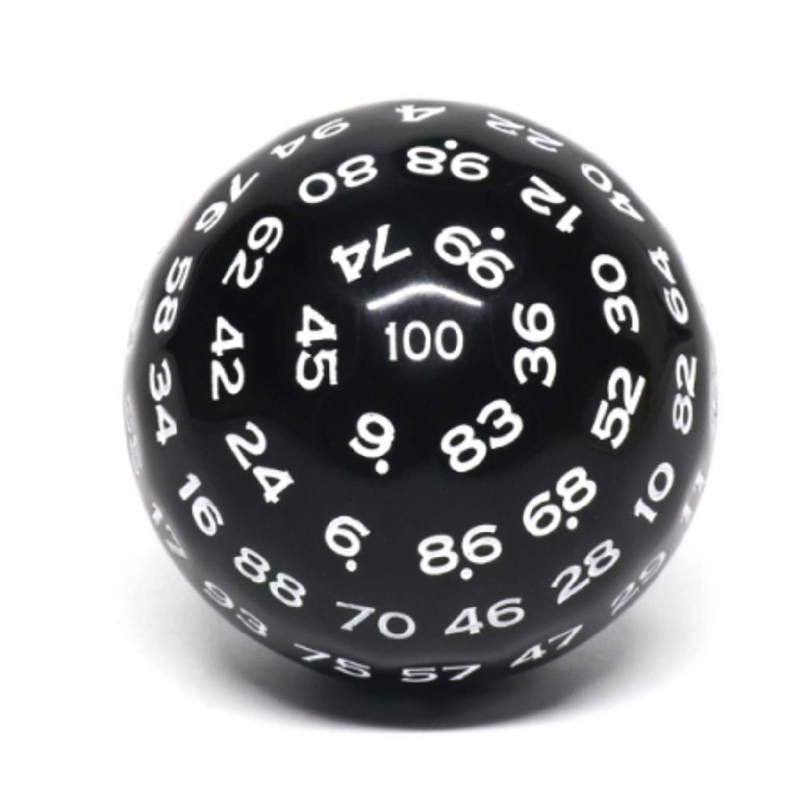 Goblin Dice Black with White Ink D100