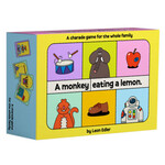 A Monkey Eating a Lemon