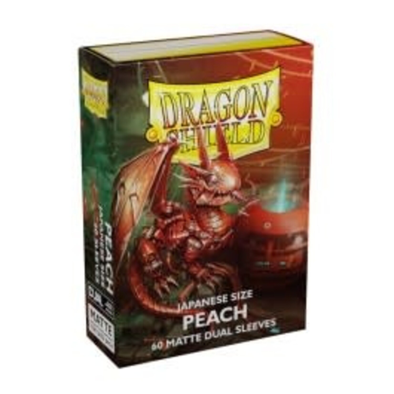Dragon Shield Dragon Shield 60ct Dual Matte Peach Small