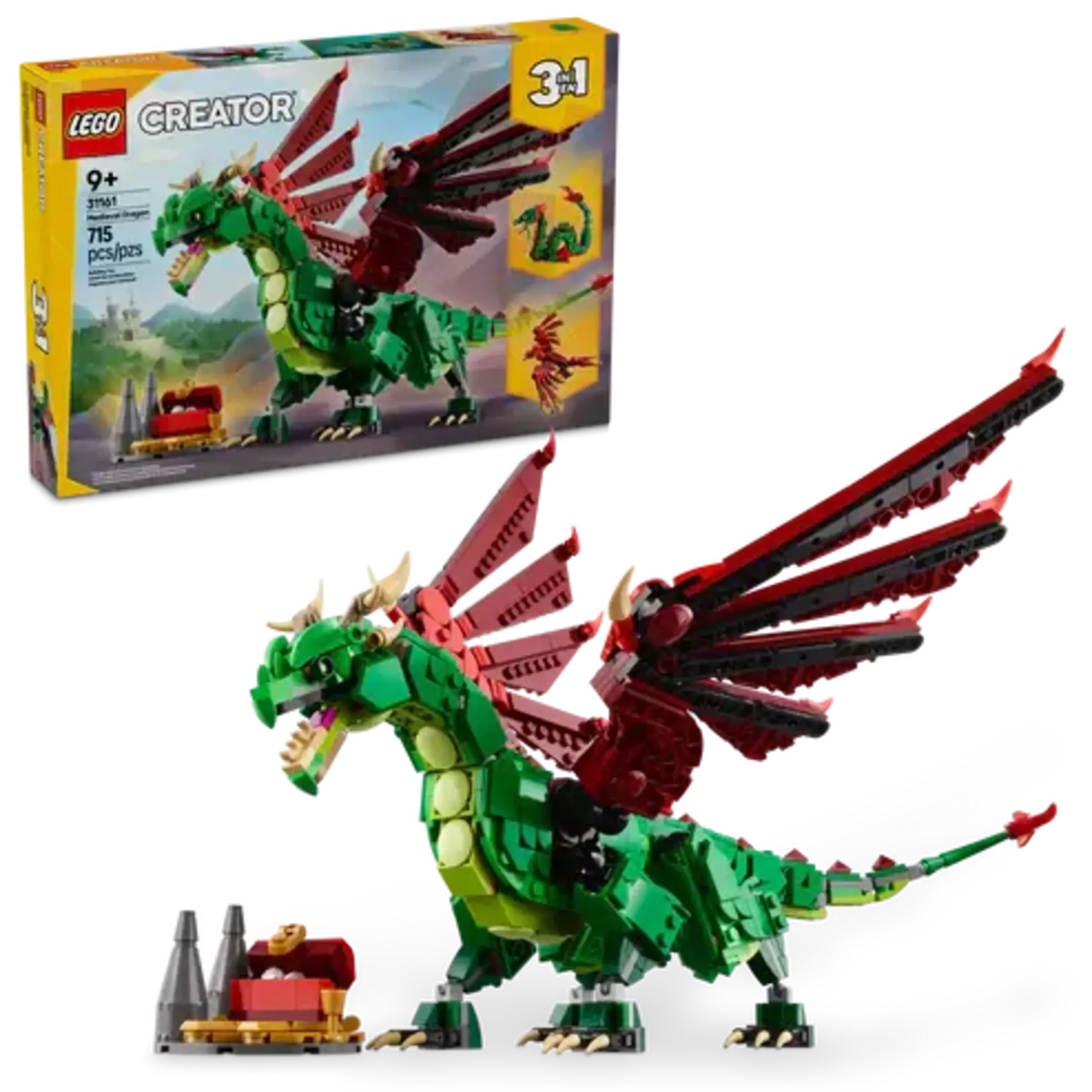 LEGO 31161 LEGO® Creator 3in1 Medieval Dragon