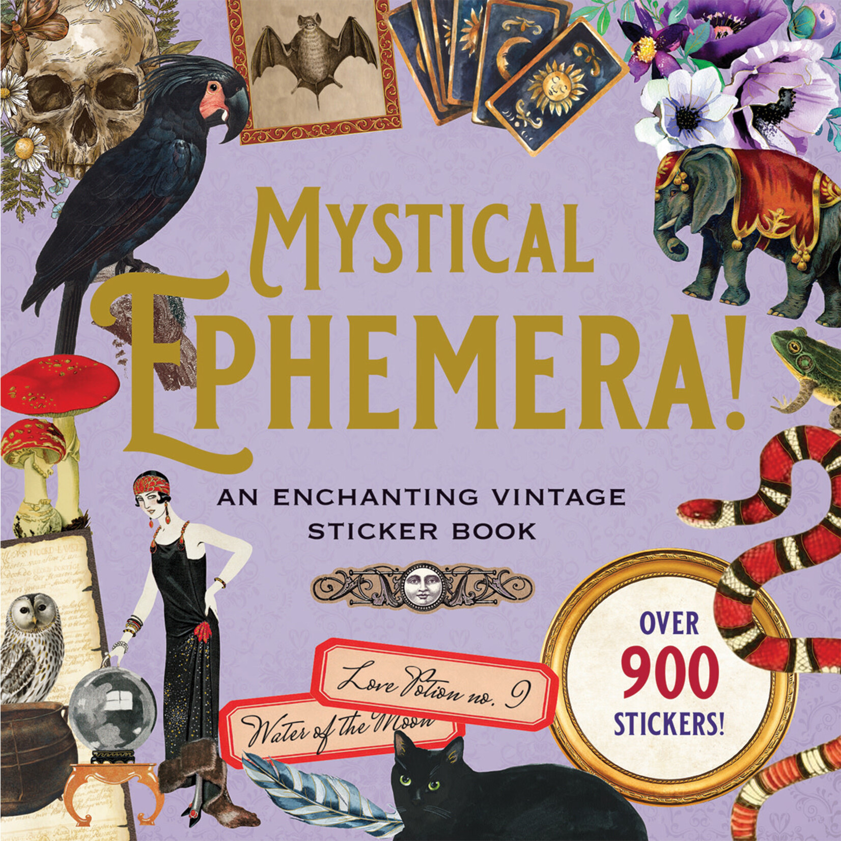 Peter Pauper Press Mystical Ephemera! An Enchanting Vintage Sticker Book