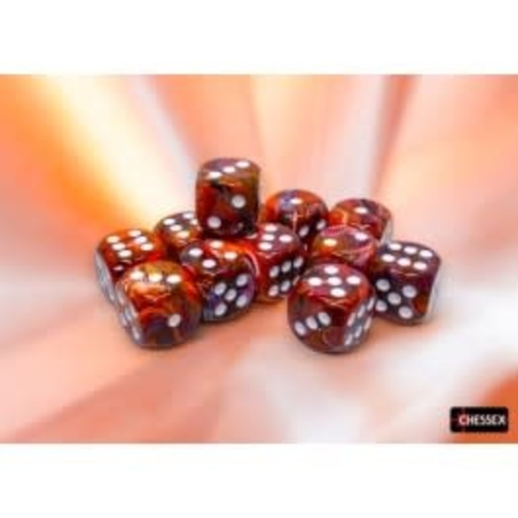 Festive Symphony/ White 16mm D6 Block (12)