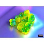 Gemini Plasma Green-Teal/Orange 16mm D6 Block (12)