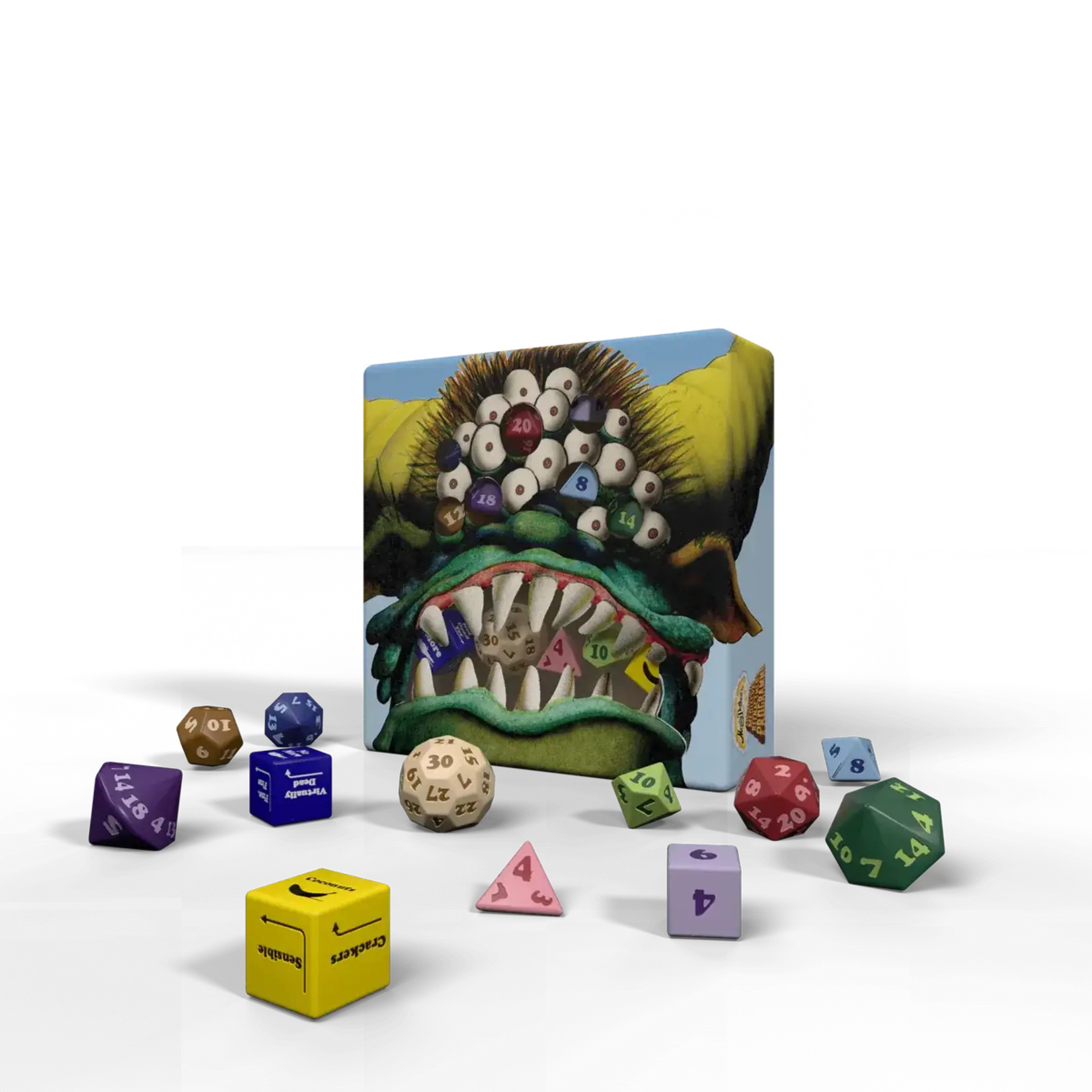 Exalted Funeral Press Monty Python RPG Black Beast Custom Dice Set