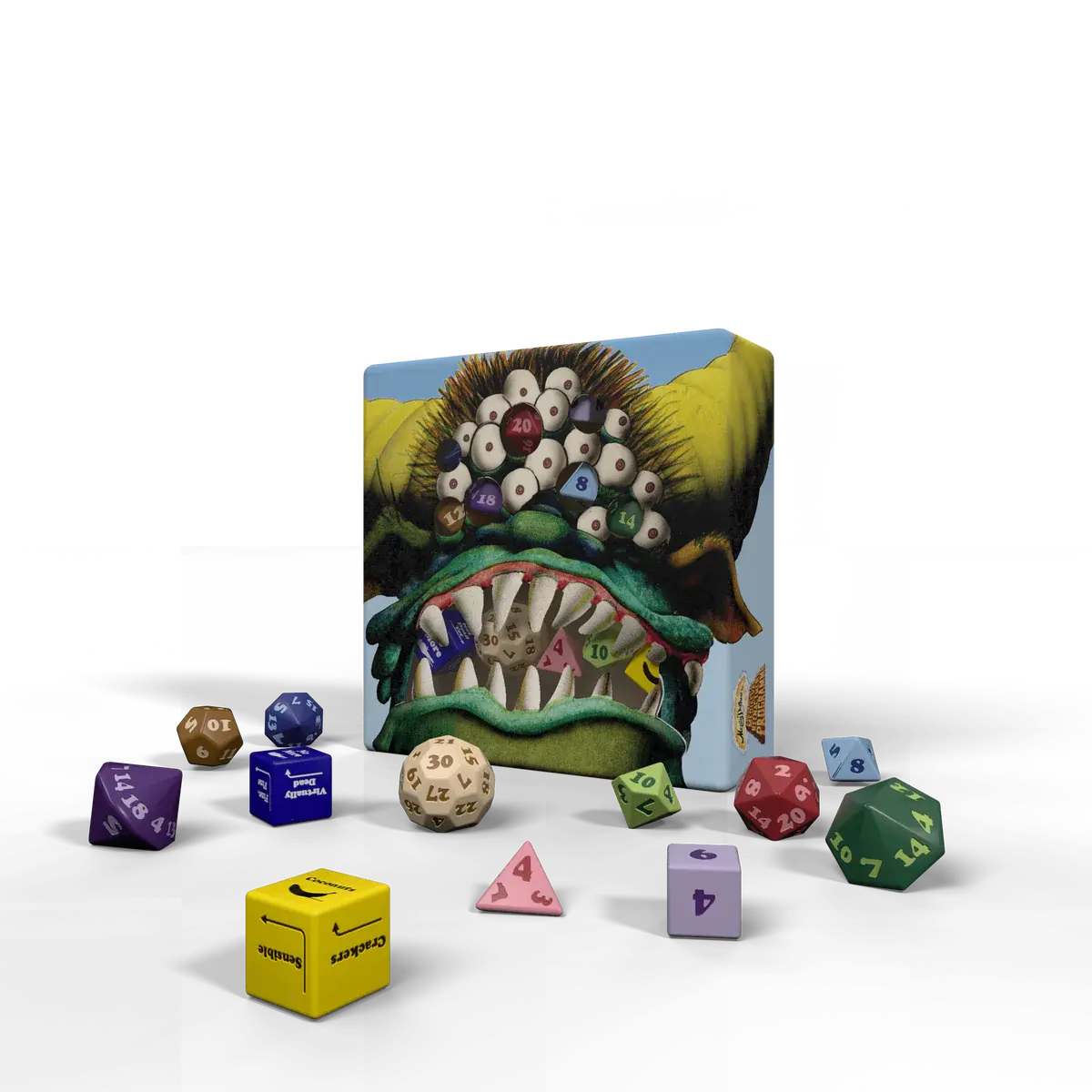 Exalted Funeral Press Monty Python RPG Black Beast Custom Dice Set