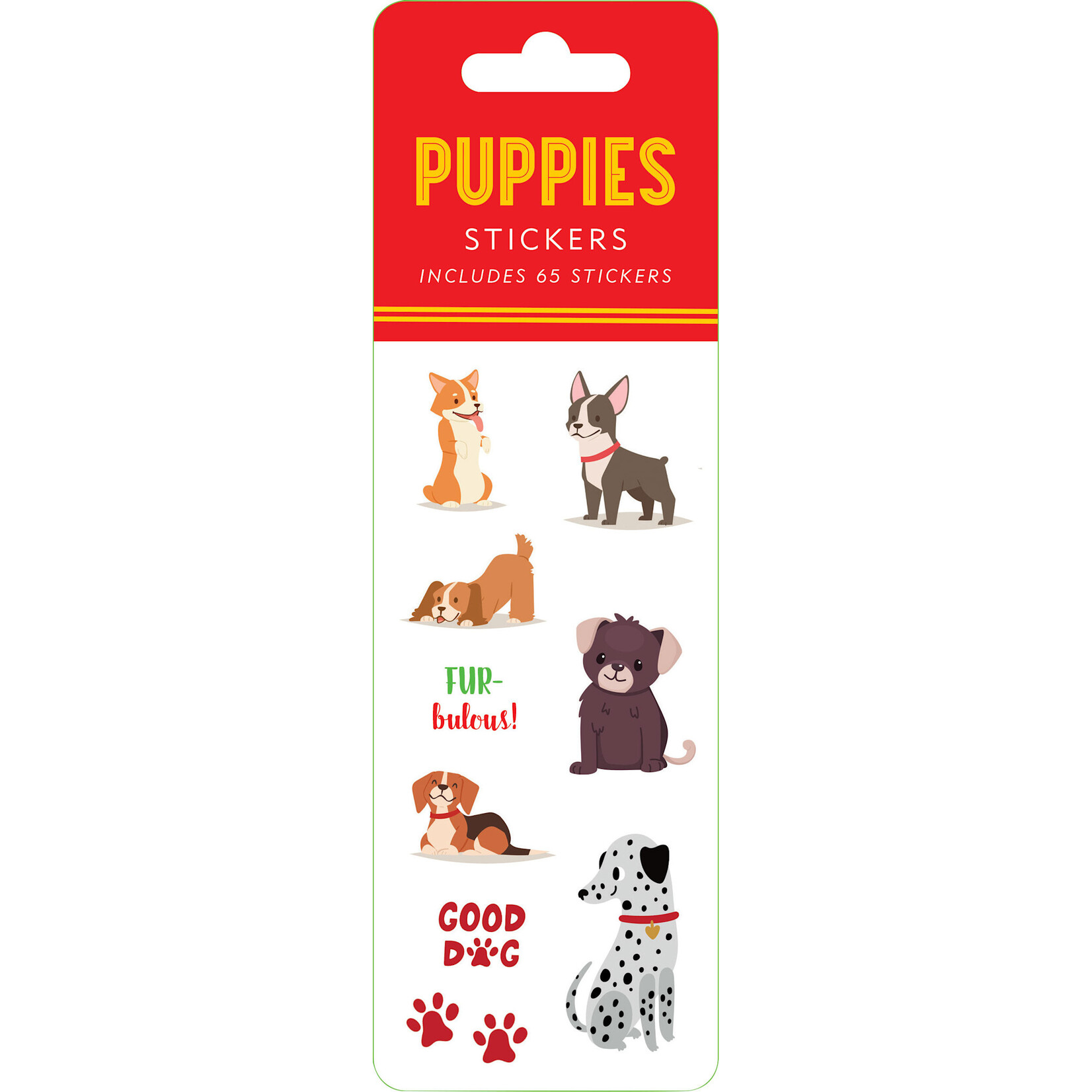 Peter Pauper Press Puppies Sticker Set