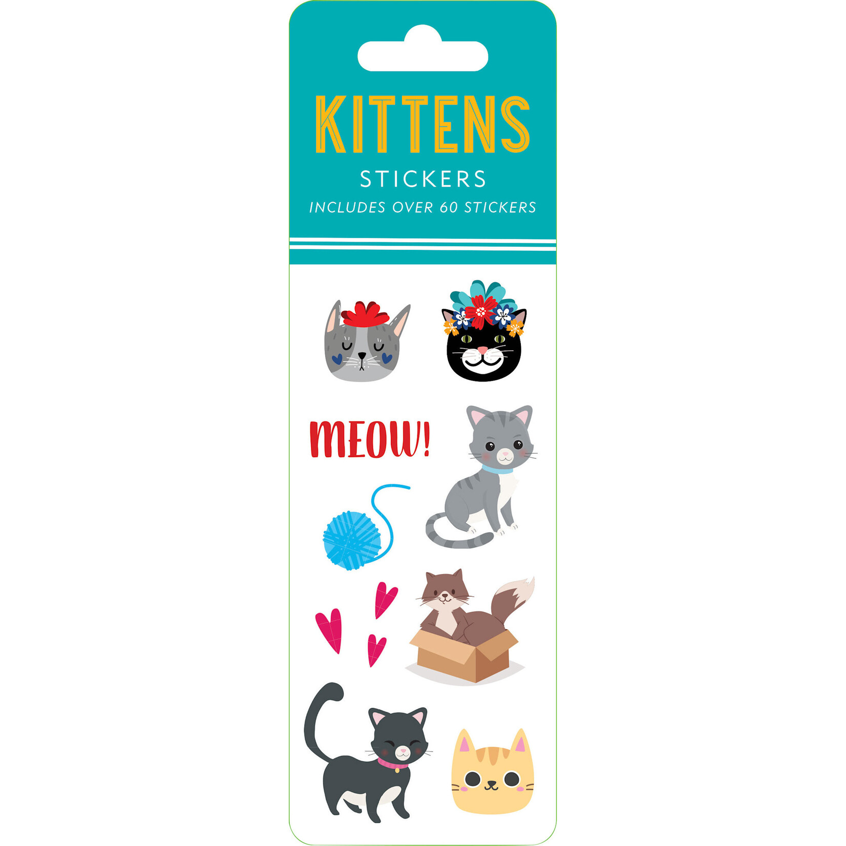 Peter Pauper Press Kittens Sticker Set